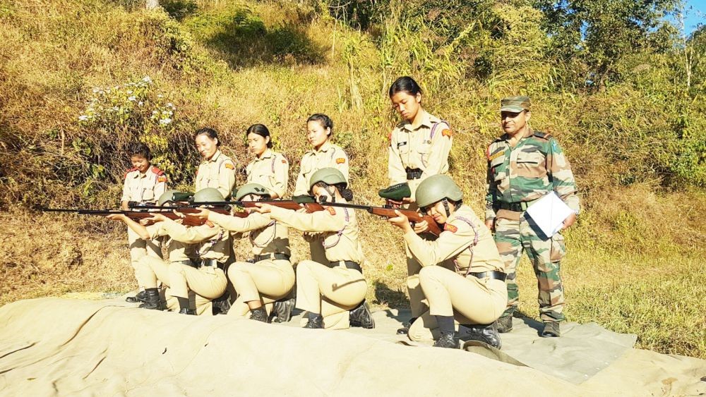 Participants during the Rifle Shooting Competition in Mokokchung.